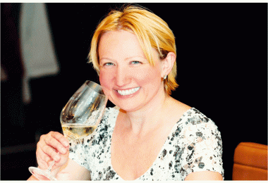 Ágnes Németh, editor in chief of VinCE wine magazine and head VinCE wine show organiser.