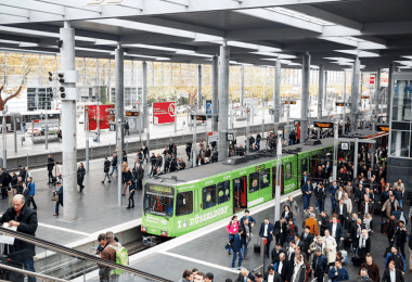 Despite a train and bus strike on two of the three days, the fair was a success (Photo: Messe Düsseldorf)