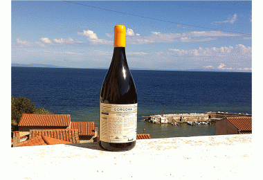 Gorgona bottle overlooking the quay.