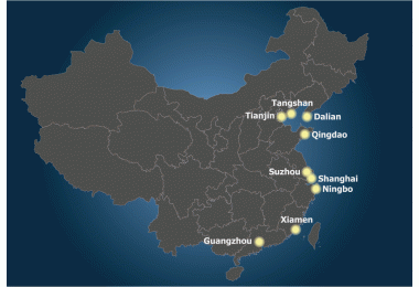 China’s major ports