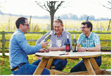 Mike Florence, John Worontschak and Matthieu Elzinga of Litmus