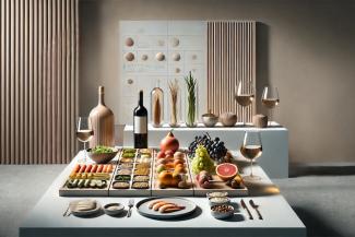 Mediterranean diet (Image: generated by AI, DALL-E)