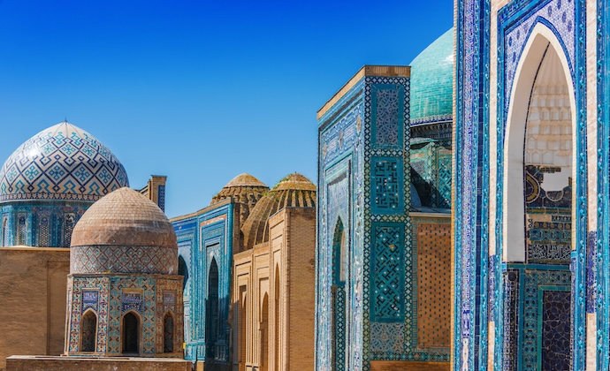 Shah-i-Zinda, a necropolis in Samarkand, Uzbekistan (Photo: monticellllo/Stock.adobe.com)