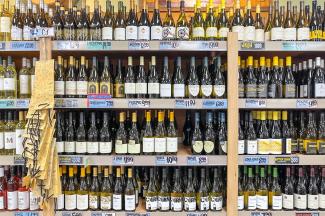 Wine aisle at local Trader Joe's (Photo: Von mdurson/stock.adobe.com)