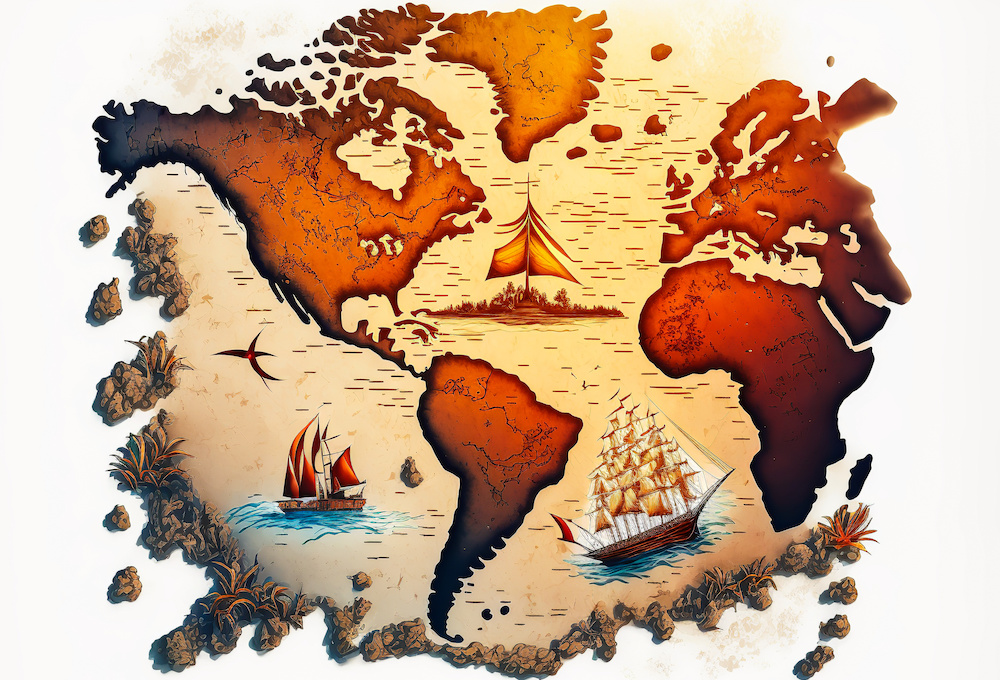 New world - old world (Photo: XaMaps/stock.adobe.com, generated with AI)