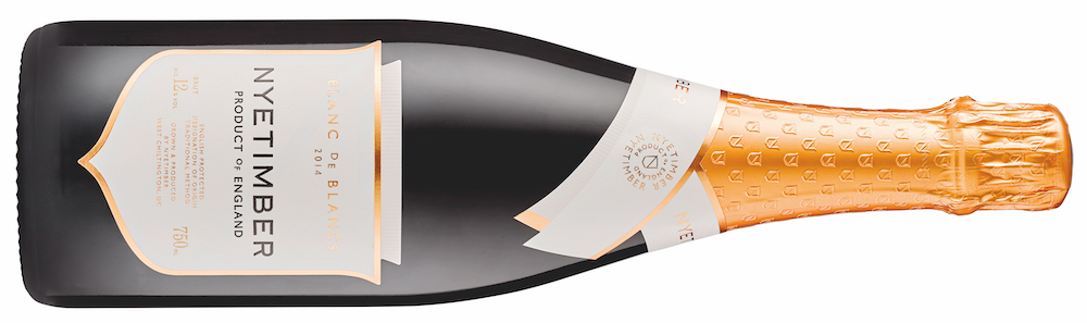 Bottle of sparkling wine from Nyetimber