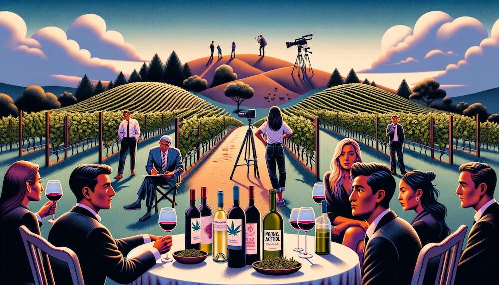 Only around 34% of adult Americans drink wine in any meaningful sense. Of these, less than two thirds consume it at least once a week (Photo: DALL-E)