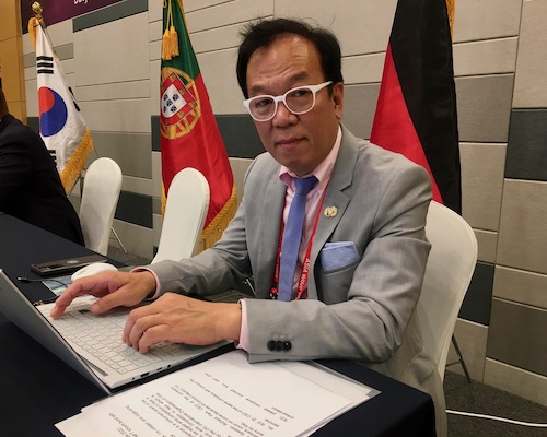Chan Jun Park, director of the Asia Wine Conference
