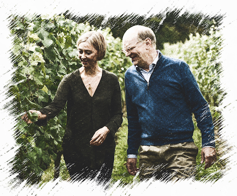 Cherie Spriggs and Eric Heerema of Nyetimber