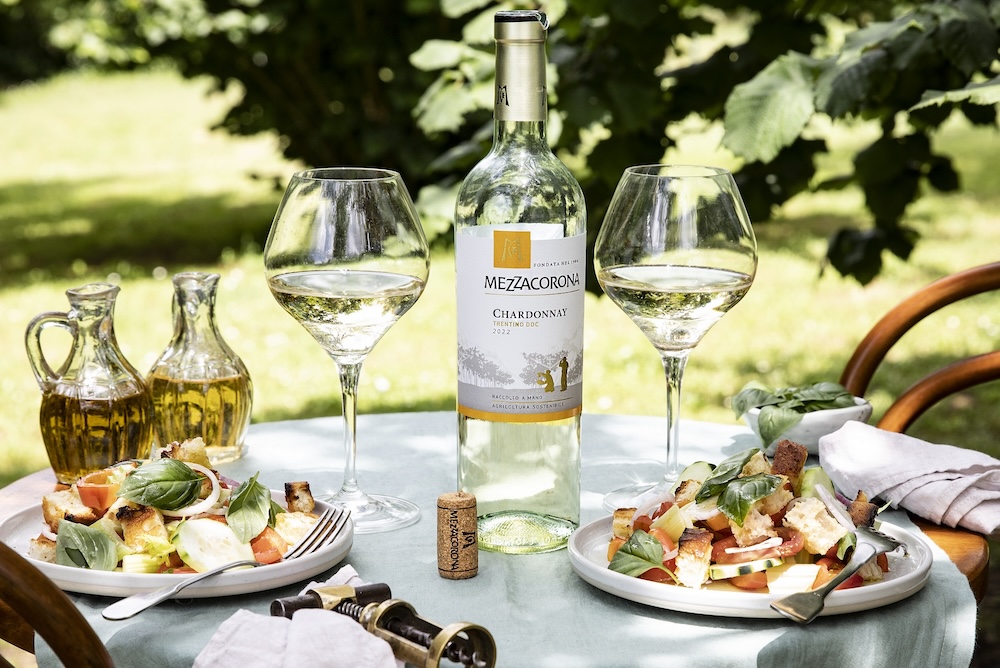 Wild herbs, stale bread and leftover cookies make an environmentally friendly dish that pairs perfectly with Mezzacorona Pinot Grigio