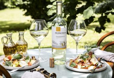 Wild herbs, stale bread and leftover cookies make an environmentally friendly dish that pairs perfectly with Mezzacorona Pinot Grigio