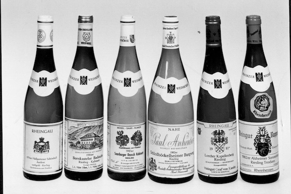 At first, numerous Prädikatsweine were featured….