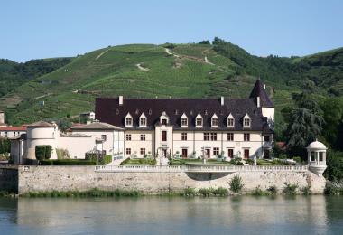The restored Château d`Ampuis is now a French national monument, as well as Guigal`s headquarters