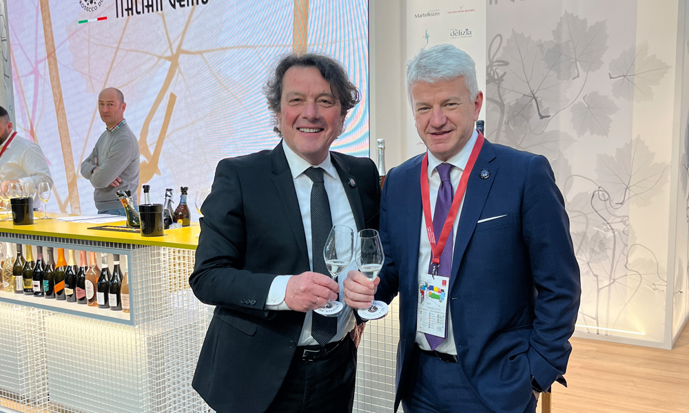Stefano Zanette and Luca Giavi are looking forward to the introduction of the new Riserva category (Photo: Clemens Gerke/Weinwirtschaft)