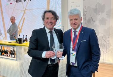 Stefano Zanette and Luca Giavi are looking forward to the introduction of the new Riserva category (Photo: Clemens Gerke/Weinwirtschaft)