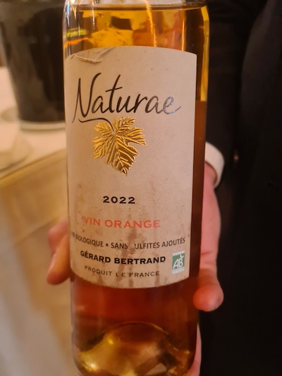 Naturae, Gérard Bertrand's zero-SO2 orange wine
