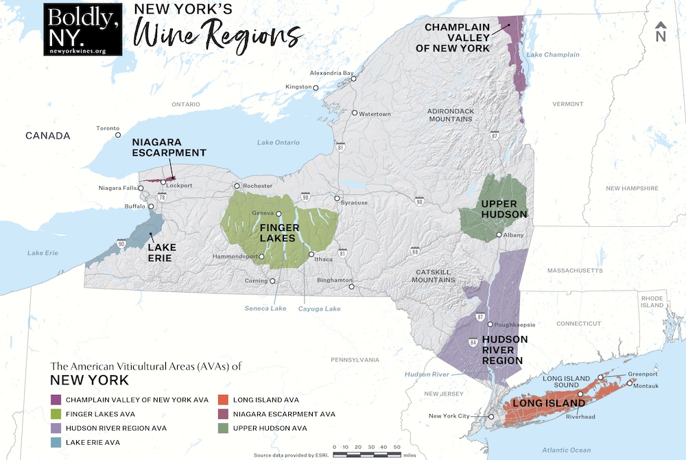 New Yorks Wine Regions