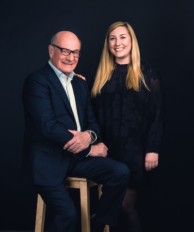 Philippe Dandurand with daughter and shareholder Caroline.