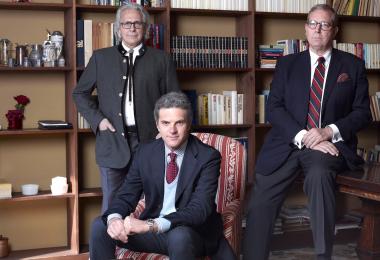 Luca Sartori, CEO Casa Sartori 1898, Francesco De Alessi, Sales & Marketing director, and Andrea Sartori, CEO Casa Sartori 1898