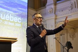 Rodolphe Lameyse, CEO of Vinexposium