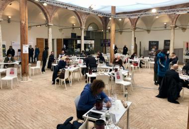 Only thanks to a comprehensive hygiene concept could the Brunello Anteprima tasting take place in-person / Credit: Veronika Crecelius