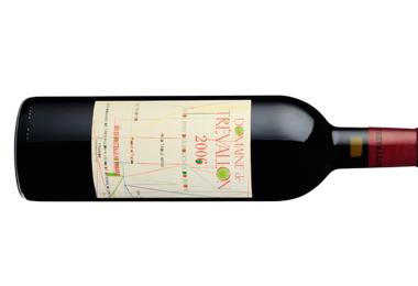 The iconic label of Domaine de Trévallon