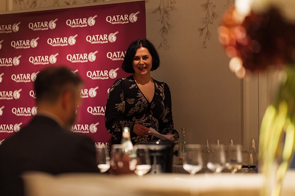  Anne Krebiehl MW now selects wines fot Qatar Airways. (Photo: Qatar Airways)