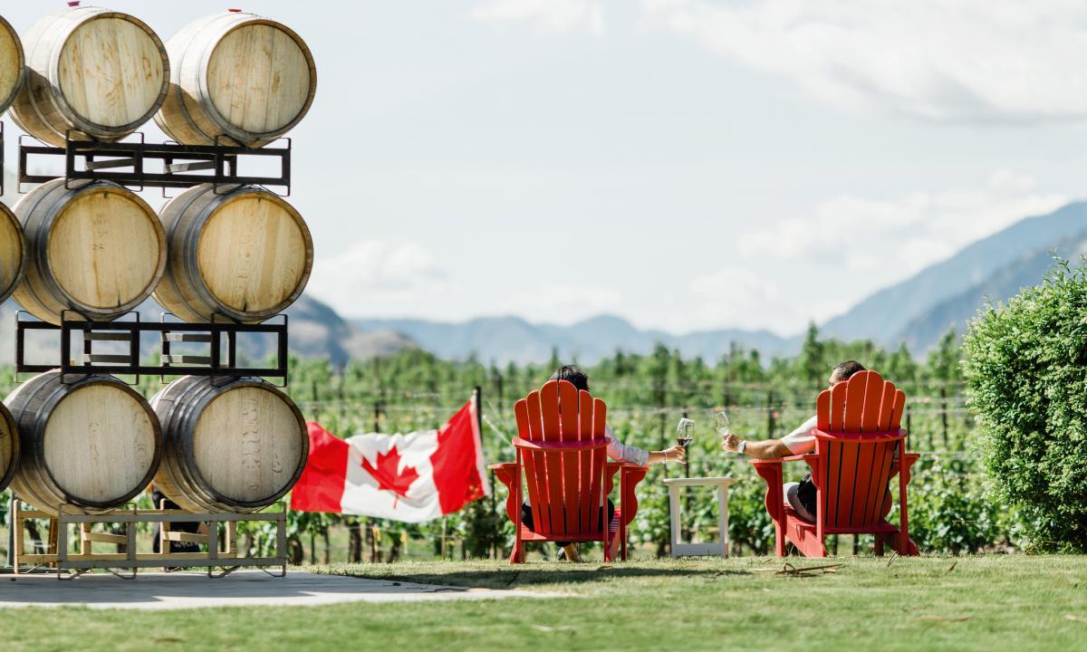 "O Canada" ... Spectacular landscapes and a thriving wine industry. British Columbia has yet to face sales issues (Credit: Jürgen Mathäß)