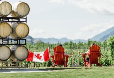 "O Canada" ... Spectacular landscapes and a thriving wine industry. British Columbia has yet to face sales issues (Credit: Jürgen Mathäß)