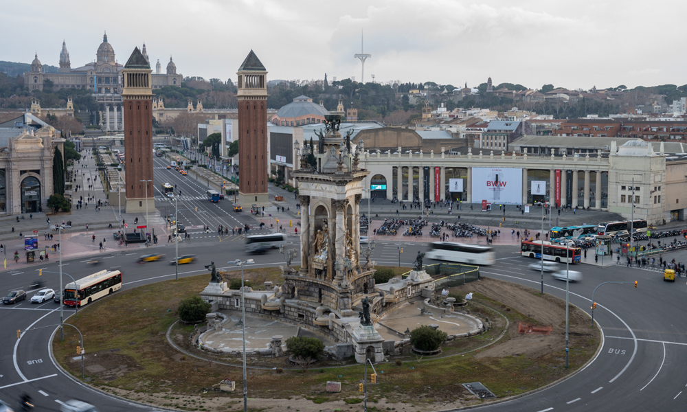 The grounds of Fira Barcelona. (Photo: Barcelona Wine Week)