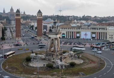 The grounds of Fira Barcelona. (Photo: Barcelona Wine Week)