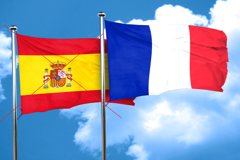 In the south of France, some Spanish wines are being removed from supermarket shelves. (Photo: Argus/stock.adobe.com, edited)