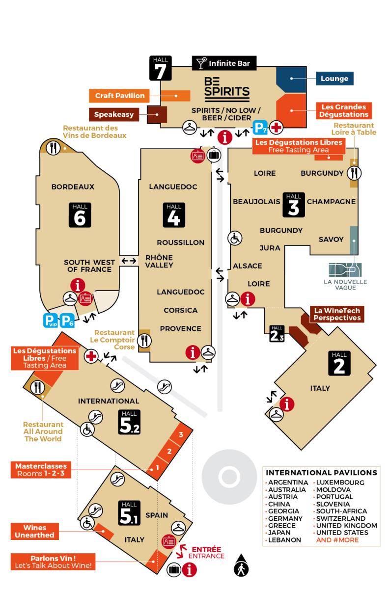 The Hall Plan for Wine Paris 2024