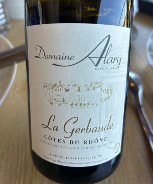 Innovation at Domaine Alary: This winery is striving to diverge from the traditional image of robust, red wines typical of Southern France. Their "La Gerbaude" serves as a prime example of this endeavor.