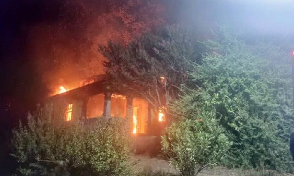 The fire also destroyed the Tavares de Pina family home north-east of Mangualde. (Photo: Inês Tavares de Pina/instagram)