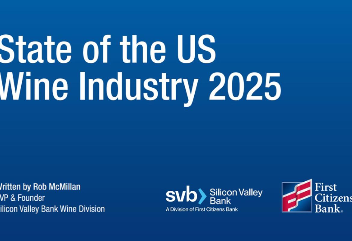 Rob McMillan's report analyses the US wine industry every year. (Screenshot: Silicon Valley Bank 2025 State Of The US Wine Industry)