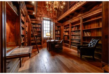 The library at Château Haut-Brion