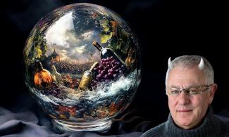 Robert Joseph - with horns and crystal ball. (Image: Cath Lowe and Midjourney AI)