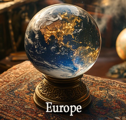 Europe globe