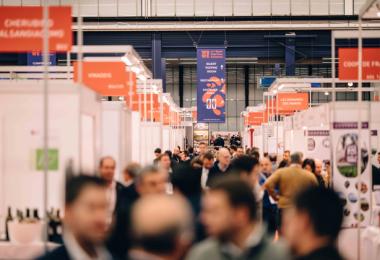 The World Bulk Wine Exhibition was less busy than usual, but still successful / Credit: WBWE