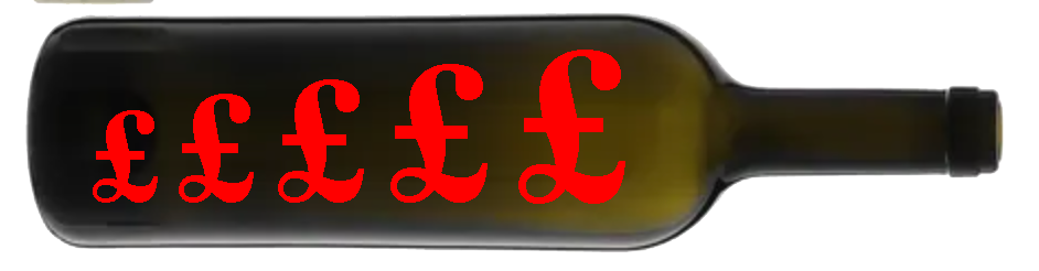 Pricier wine in the UK