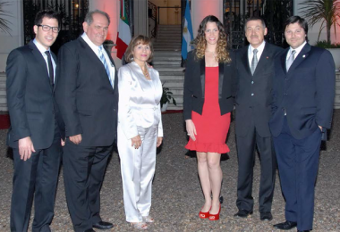 Valentin Bianchi, Raul Bianchi, Sylvia Bianchi, Carla Bianchi, Ricardo Stradella Bianchi und Eduardo Stradella Bianchi / Credits: Bianchi