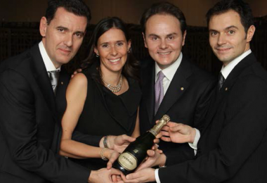 Marcello, Camilla, Matteo und Alessandro Lunelli / Credits: Cantine Ferrari