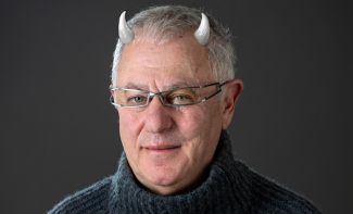 Robert Joseph with horns