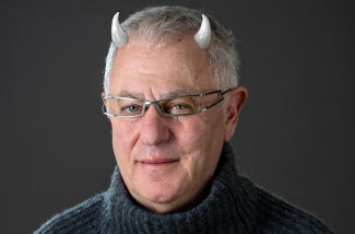 Robert Joseph with horns