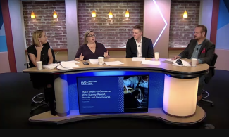 Jessica Kogan, Susan DeMatei, Andrew Walleck and Rob McMillan discussing the highlights of the SVB D2C report on 16 August 2023