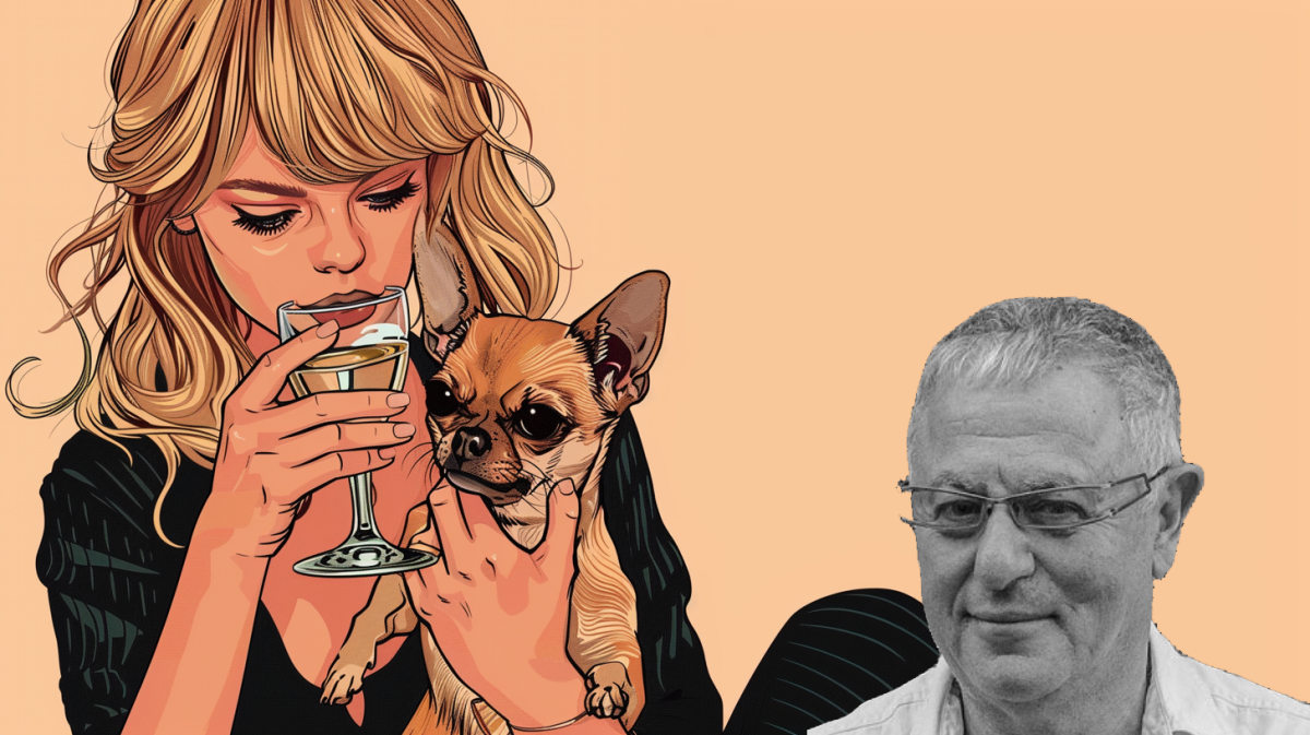 Celebrity, dog and Robert Joseph