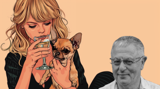 Celebrity, dog and Robert Joseph
