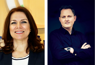 Elena Parkhimovich, CHM Wine School and Chris Thompson, managing director at Elite Wines